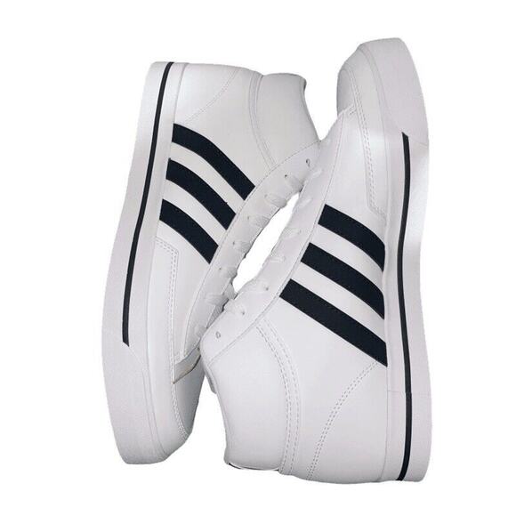 Adidas Retrovulc Mid Cloud White Black Shoes GW8368 Men's Size 10 - Picture 1 of 9